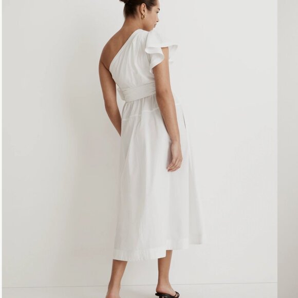 Ruffled One-Shoulder Midi Dress - Picture 5 of 13